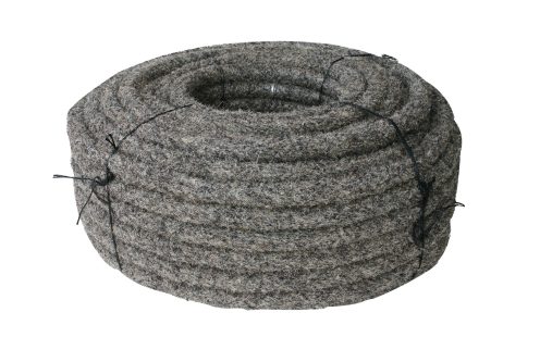 Lokana PVC drenāžas caurule ar PP šķiedru filtru mājas pamatiem