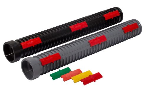 Groupe picture PP cable protection pipe devided SRN SRS Divio_DK