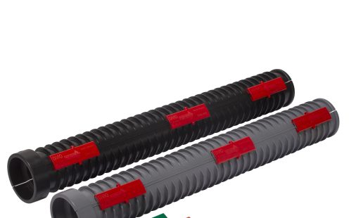 Groupe picture PP cable protection pipe devided SRN SRS Divio_DK