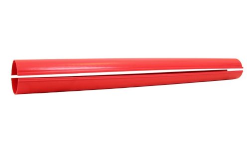 PE pipe cable split red 6m