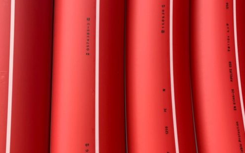 Lygiasienė kabelių apsauga