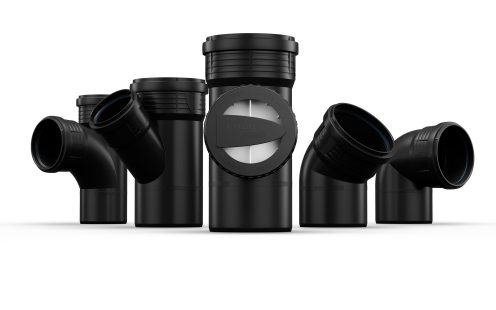 Pipelife Master3Plus klusās iekšējās PP kanalizācijas caurules un veidgabali - BIM Revit modeļu pakotne