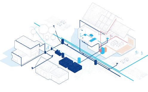 Pilsētas infrastruktūra un ēku iekšējie cauruļvadu risinājumi no Pipelife